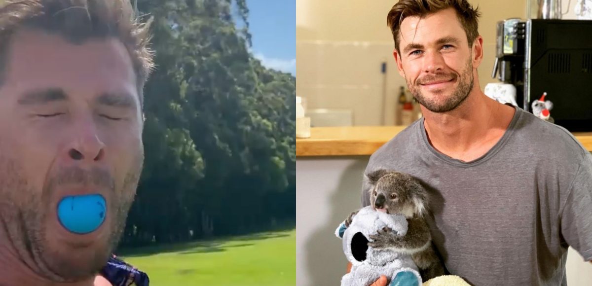  ▲男神與男神經只有一線之隔。（圖／克里斯漢斯沃IG）