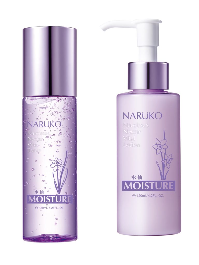 ▲NARUKO 水仙花蜜保濕水凝露 150ml NT$569；水仙花蜜保濕水凝乳 120ml NT$659。（圖／NARUKO）