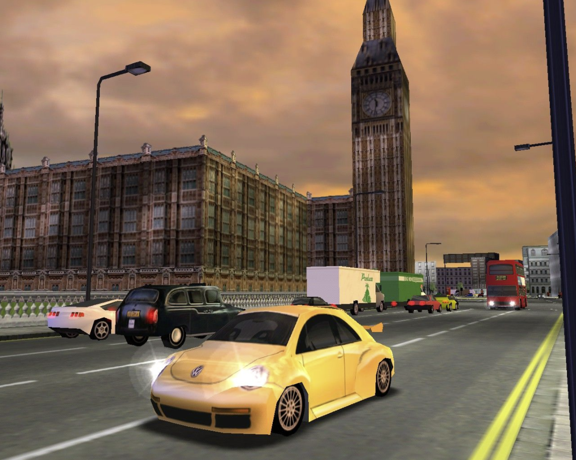 福斯車系的車輛在遊戲中建模異常精緻，也包括當時還是「新款」車輛的New Mini Cooper、新金龜車等等。