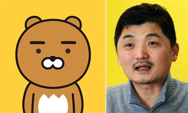 ▲KakaoTalk的吉祥物「Ryan」據說就是根據金範秀所做的創作。(圖/翻攝自韓國Daum)