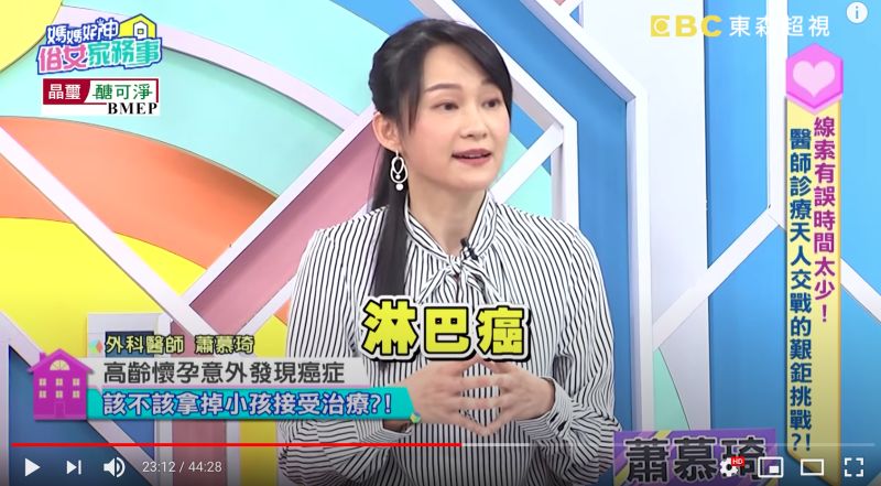 ▲外科醫師蕭幕琦在節目《媽媽好神之俗女家務事》中分享曾遇過的個案。(圖/翻攝自《媽媽好神之俗女家務事》YouTube)