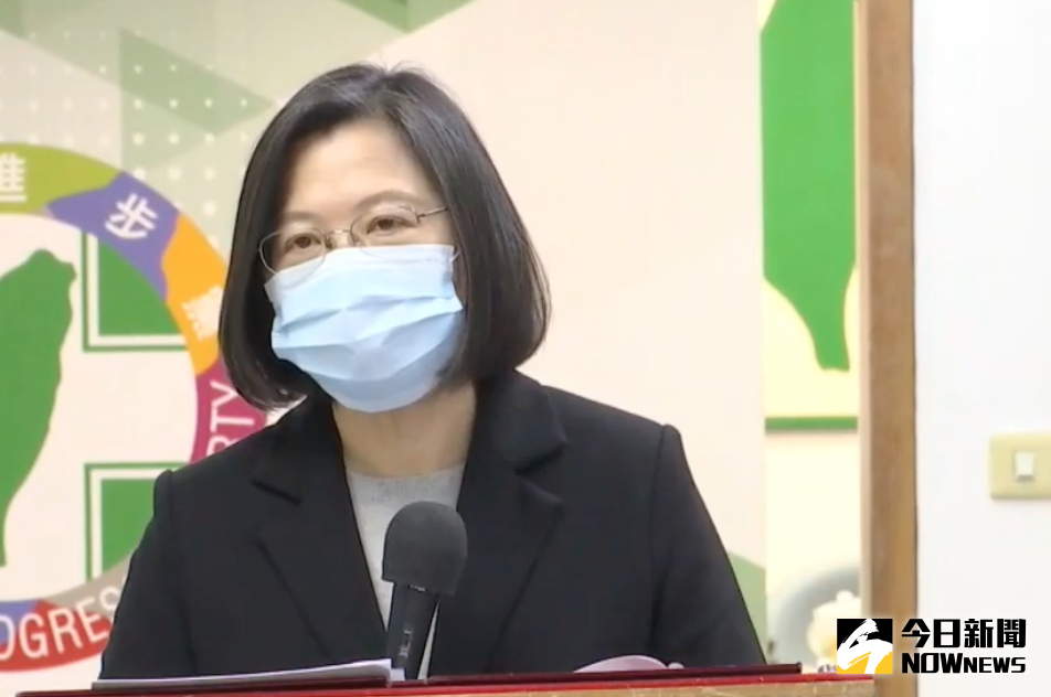 ▲蔡英文2日針對豬肉之全方位管理措施發表談話，強調政府會為食安把關。（圖／記者劉育辰攝）