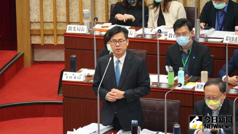 ▲面對李眉蓁質詢,陳其邁表示:「有問必答,而且做足功課是我做事情的風格」。(圖/記者鄭婷襄)