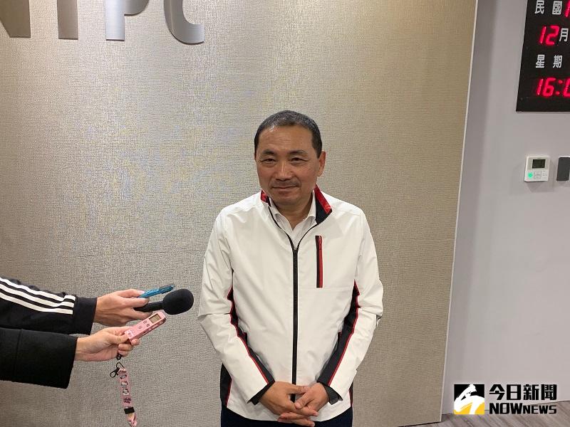 ▲侯友宜表示，感謝中央與交通部長林佳龍的協助，希望林口2匝道的經費和可行性評估儘速定案、完工，解決林口塞車之苦。(圖/記者康子仁攝)