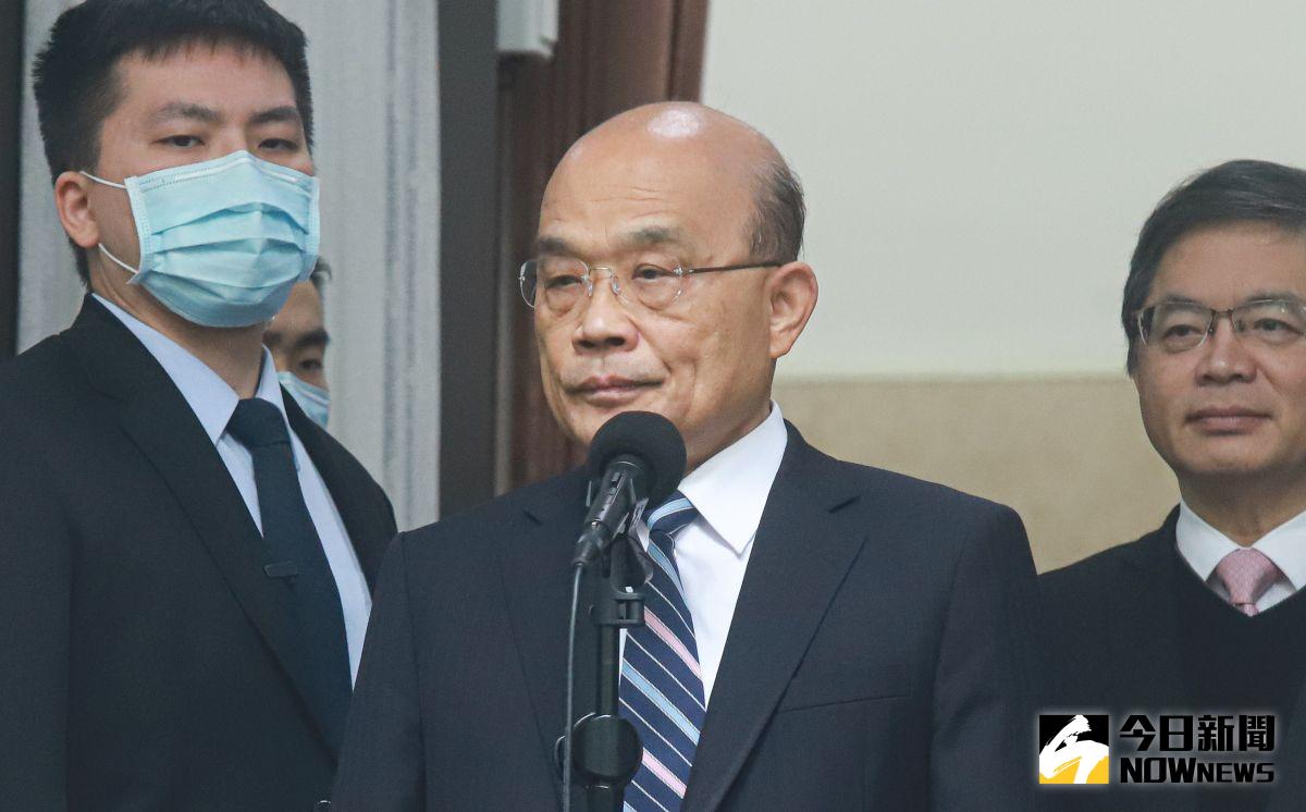 ▲行政院長蘇貞昌6日前往嘉義縣，出席「現代化屠宰場啟動，政府力挺養豬產業升級活動」。（圖／記者葉政勳攝 , 2020.12.04）