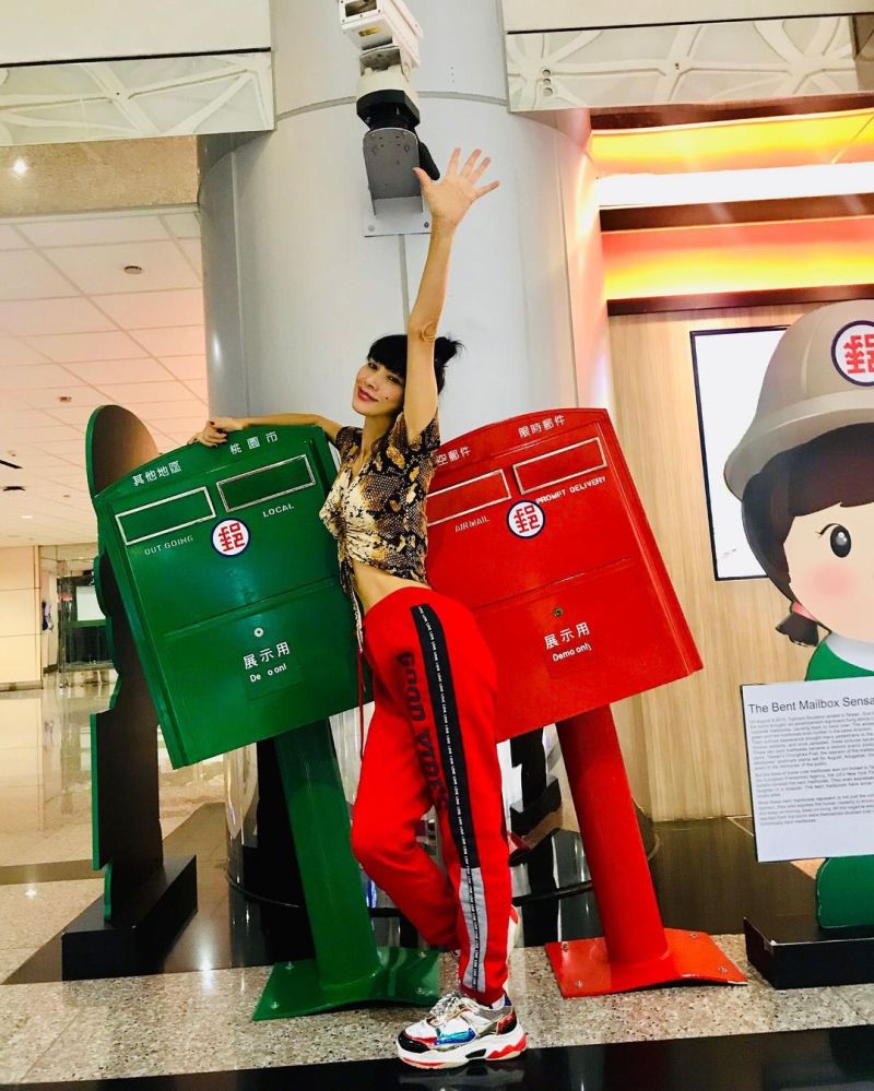 ▲白靈結束台灣之旅,滿載而歸。(圖/白靈IG)
