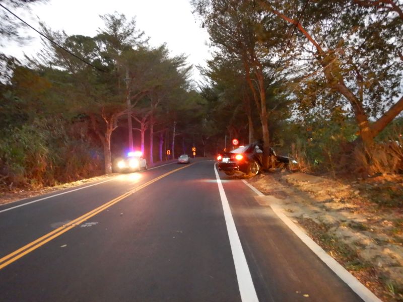 ▲彰縣道139線20K素有「死亡彎道」稱號,又發生轎車在19K的彎道失控撞路樹,實在太「邪門!」。