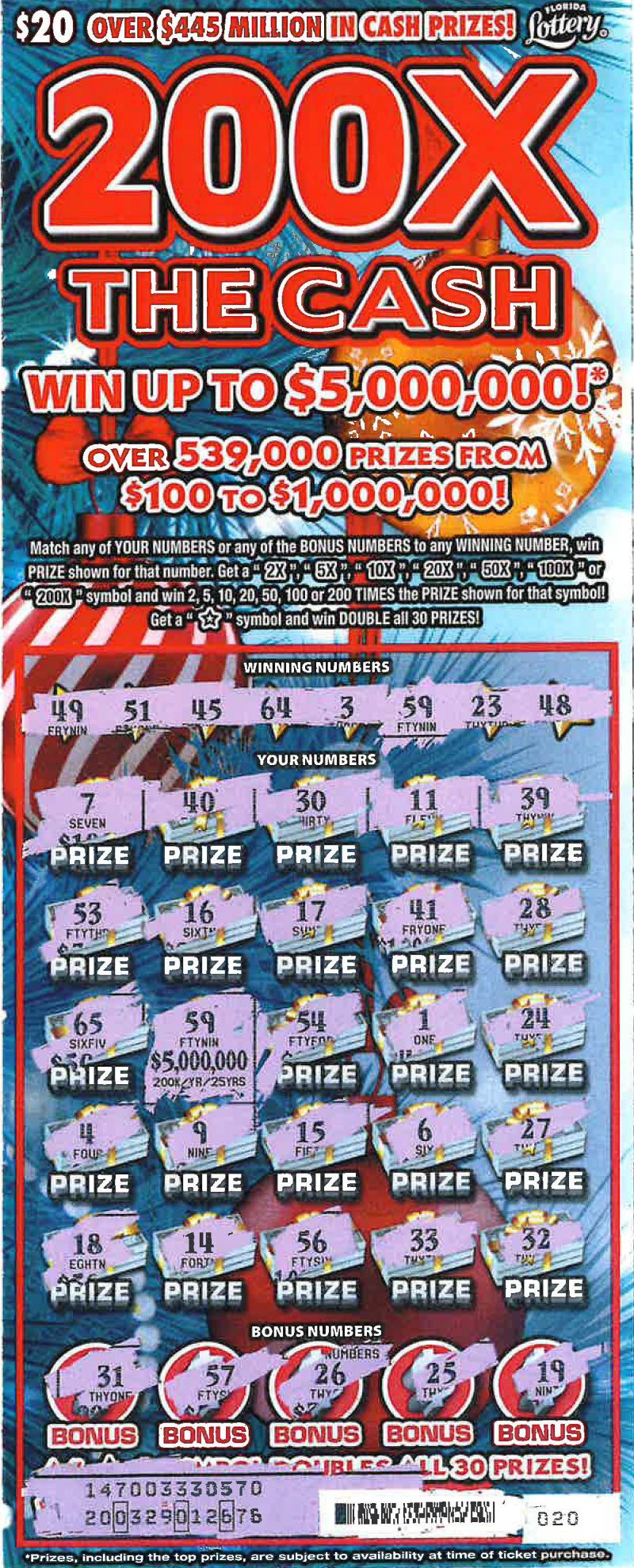 ▲（圖／翻攝自推特@floridalottery）