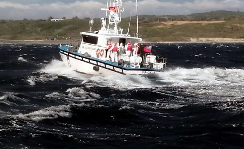 ▲海巡艦隊分署調派執行中西太平洋漁業巡護勤務「巡護七號」船快速前往馳援。（圖／記者黃正忠翻攝, 2020.12.05）