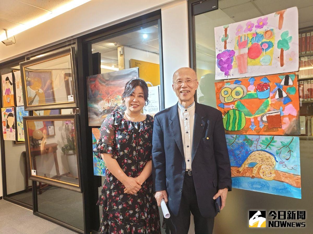 ▲洛德畫廊負責人呂淇芸推動「美愛 夏卡爾」孵育工程，獲前駐法特使呂慶龍大力支持。（圖／記者金武鳳攝，2020.12.5)