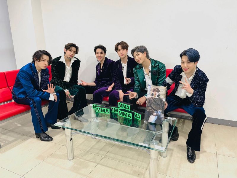 ▲BTS今晚拿走6獎,成MMA大贏家。(圖/BTS