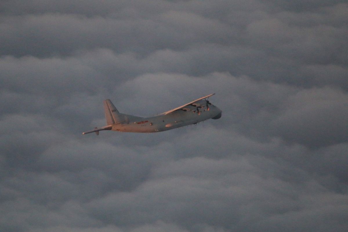▲國防部表示，今（6）日有一架棣屬共軍的運-8反潛機侵入我西南空域。（圖／國防部提供）