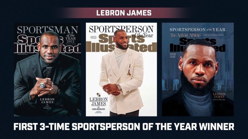 NBA／史上唯一！詹皇3度獲選為體育畫刊年度最佳運動員
