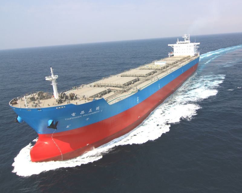 ▲台灣國際造船公司標得台灣電力公司電昌5號運煤輪改裝業務。(資料照／記者黃守作攝)