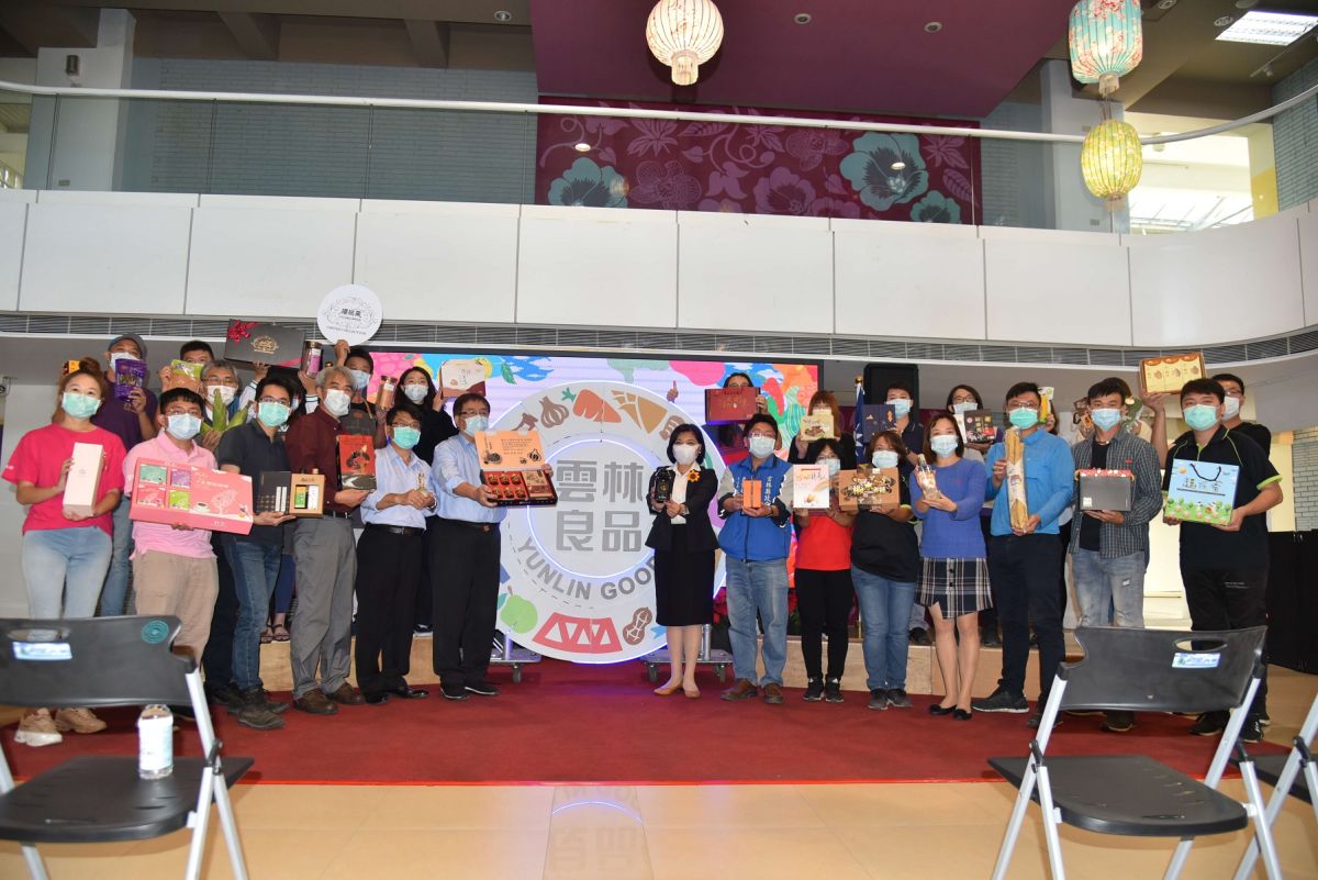 ▲雲林23家廠商一同參加2020台北國際食品展，行銷縣內優良農特產品。（圖／記者洪佳伶攝，2020.12.07）