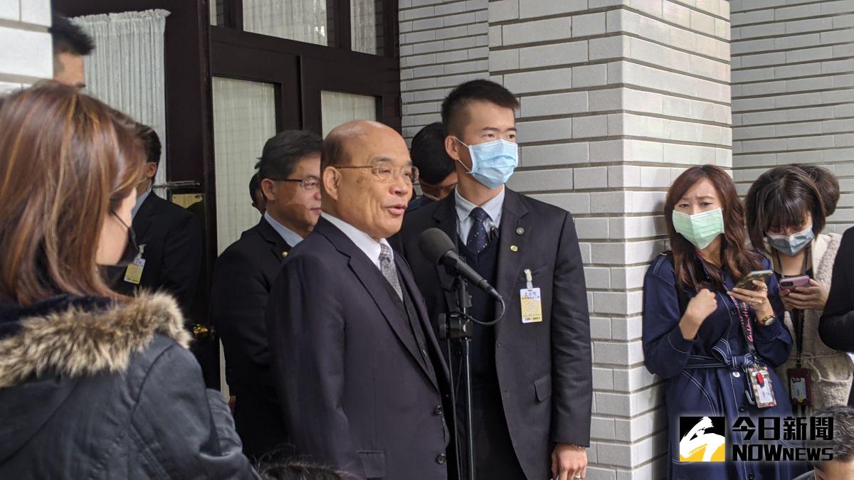 ▲針對美國今年第6度對台軍售，行政院長蘇貞昌說，會結合友好的國家一起，也會買必要的武器，來保衛台灣。（圖／記者鄭宏斌攝，2020.12.08）