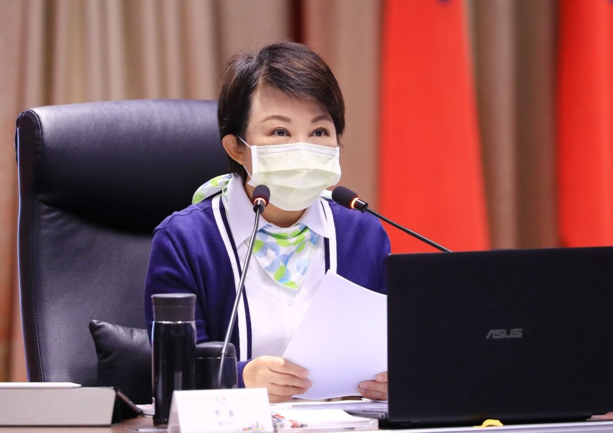 ▲市長盧秀燕表示，「台中e指通」明年即將上路，準備迎接數位新時代有信心。(圖／柳榮俊攝2020.12.8)