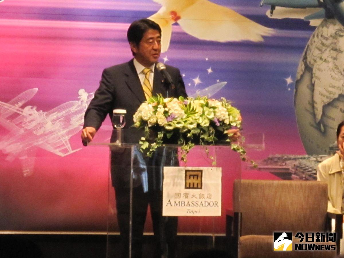▲日本前首相安倍晉三擔任國會議員期間，曾訪問台灣。（資料照／記者呂炯昌攝）