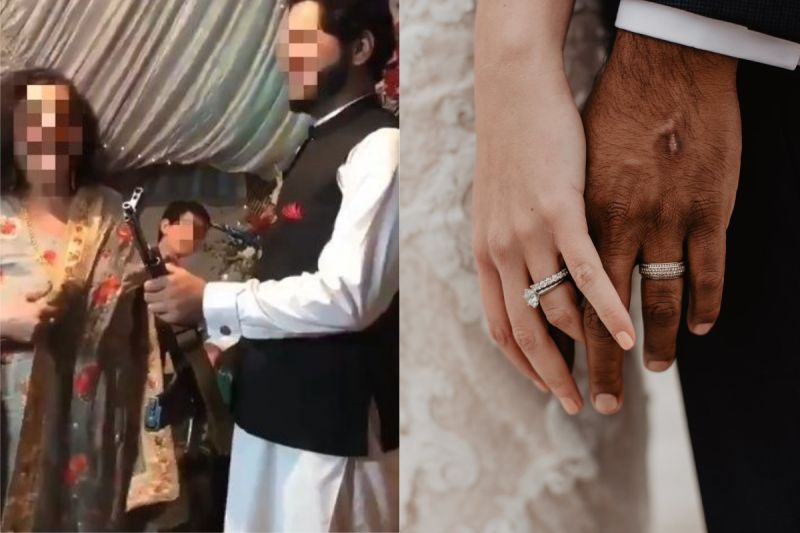 ▲巴基斯坦一名女婿在婚禮上收到岳母送的AK-47步槍，引發網友熱議。（示意圖／翻攝自《Adeel Ahsan》Twitter《pixabay》 ）