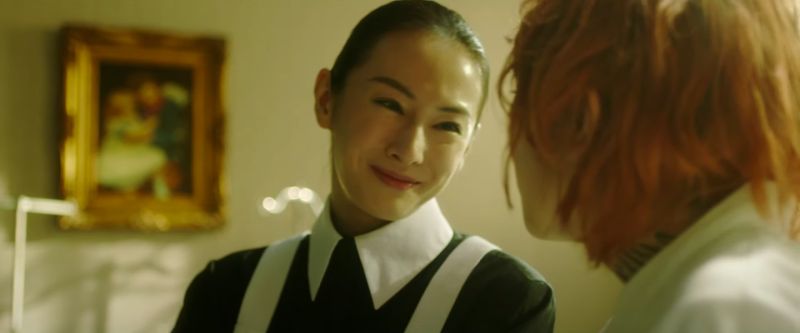 ▲▼片中,北川景子(上圖左,下圖右)是可怕的孤兒院媽媽。(圖/甲上)