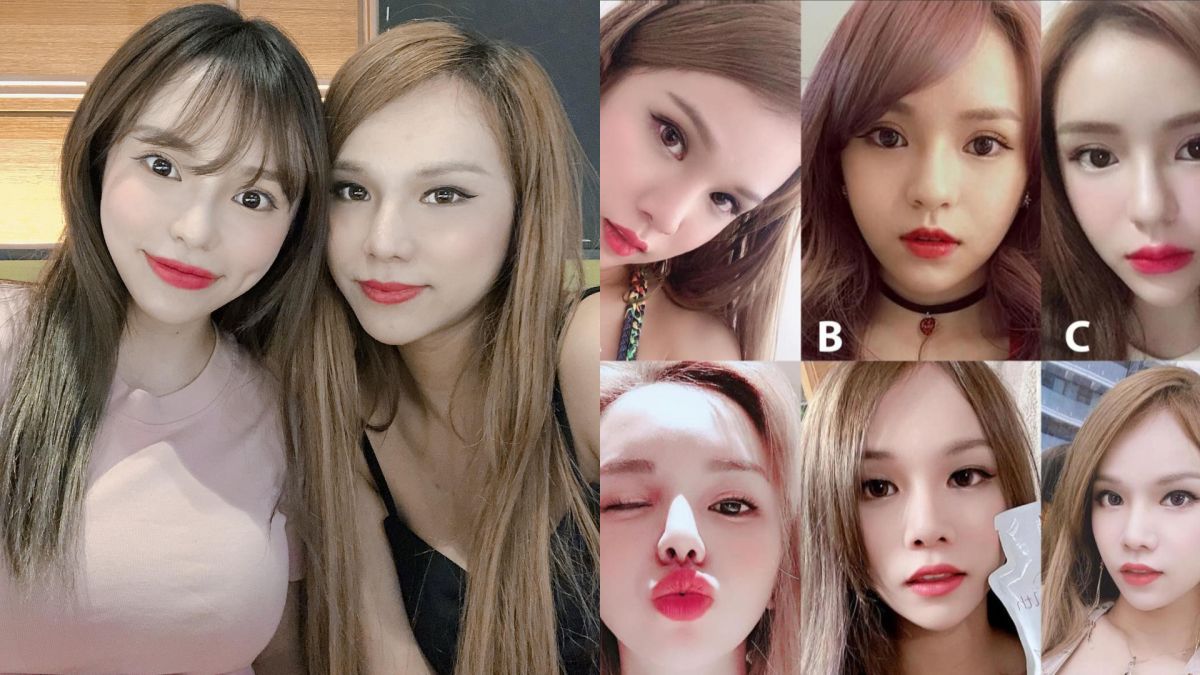 ▲小A辣、斯亞傻傻分不清。（圖／斯亞、小A辣臉書）