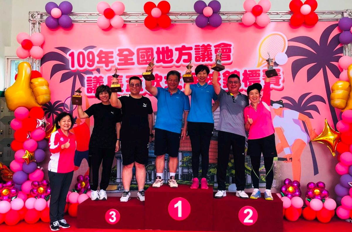 ▲今年全國地方議會議長盃軟式網球錦標賽競爭激烈，台南市議會力拼第16座總冠軍。（圖／台南市議會）