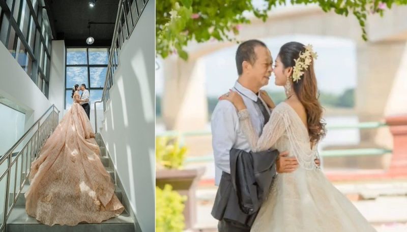 柬埔寨爺孫戀歡慶結婚八週年！曬婚紗照放閃遭酸
