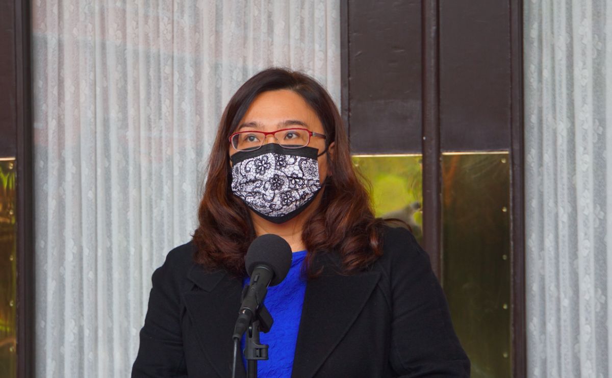 ▲台灣東部海域10日晚間發生芮氏規模6.7地震，國民黨立委陳玉珍表示，一開始以為是洗衣機震動。（圖/記者呂炯昌攝,2020.12.11）