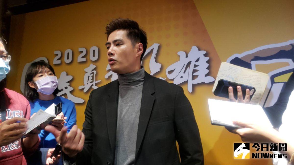 ▲旅日好手陳偉殷談說隊友被自己的日文能力給嚇到。（圖／黃建霖攝）