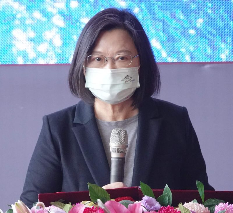 ▲總統蔡英文致詞。(圖/記者黃守作攝,2020.12.11)