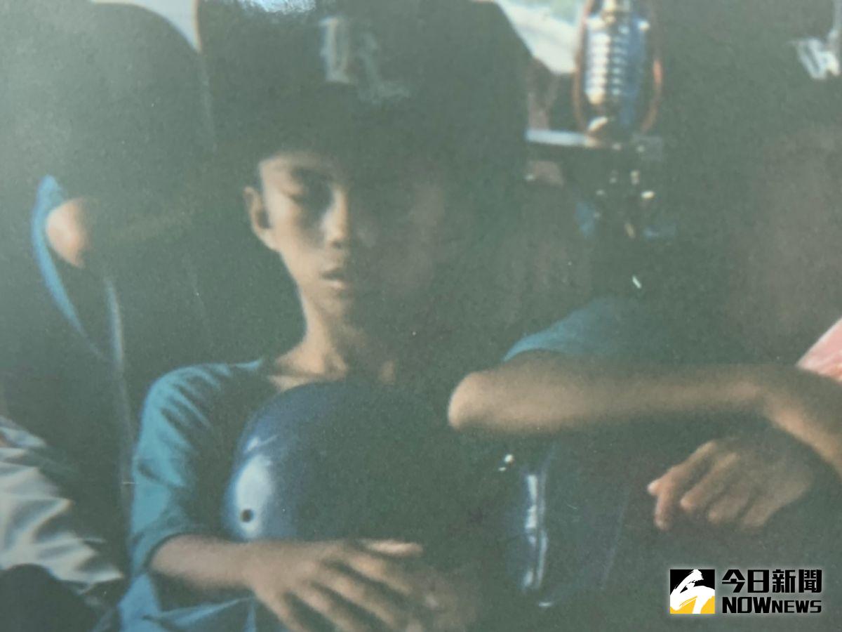 ▲高國輝少棒時期照片。（圖／吳政紘攝）