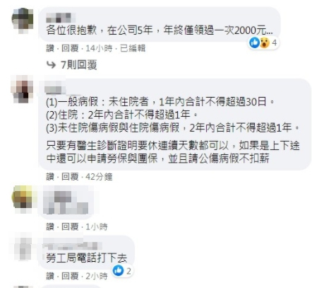 ▲車禍男請假休養！闆娘喊「請太多扣2000」 一看年終更慘（圖／翻攝自臉書社團《爆怨公社》）