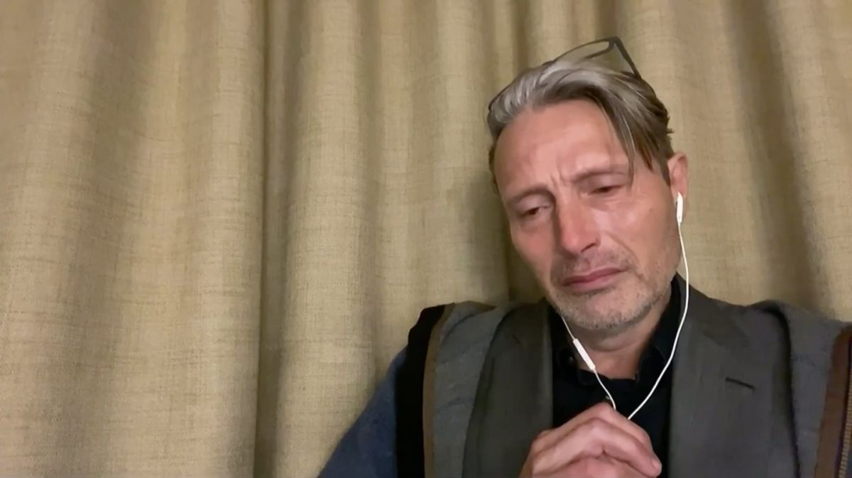 ▲《醉好的時光》男主角邁茲米克森大飆淚。（圖／翻攝歐洲電影獎YT）