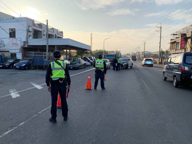 ▲雲林及嘉義警方為防酒駕肇事，自12日起執行聯勤取締。（圖／嘉義縣警察局提供）