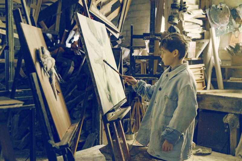 ▲▼《偷畫男孩》描述一個男孩無畏納粹「禁畫令」、偷藏畫作的故事。(圖/海鵬)