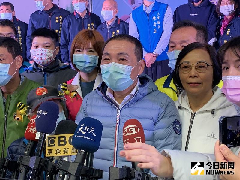 ▲侯友宜表示，公眾人物的舉動都會被放大解釋，一定要小心謹慎。(圖/記者康子仁攝)