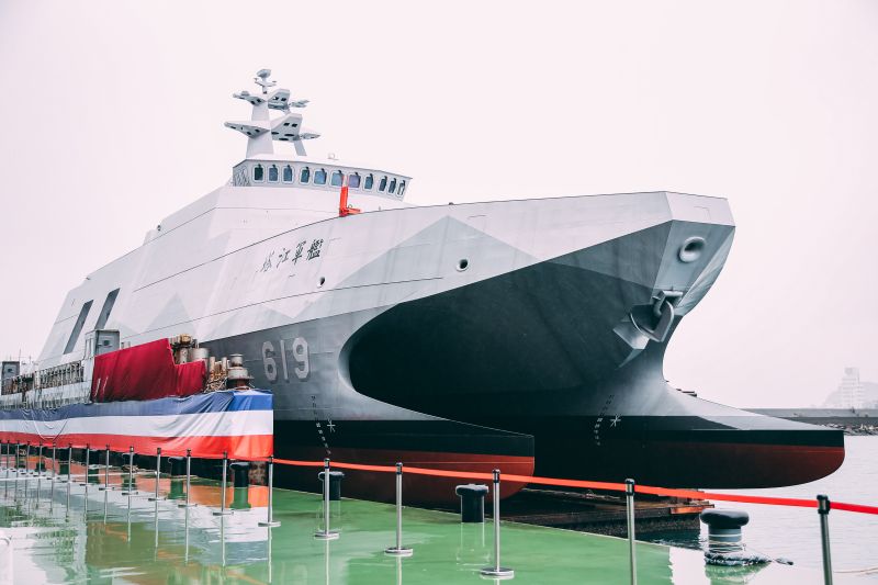 ▲海軍司令部表示，鑒於敵情威脅劇增，原規劃「高效能艦艇後續艦」案在2025年完成3艘，如今加快腳步到2023年底前完成6艘。（圖／軍聞社提供）