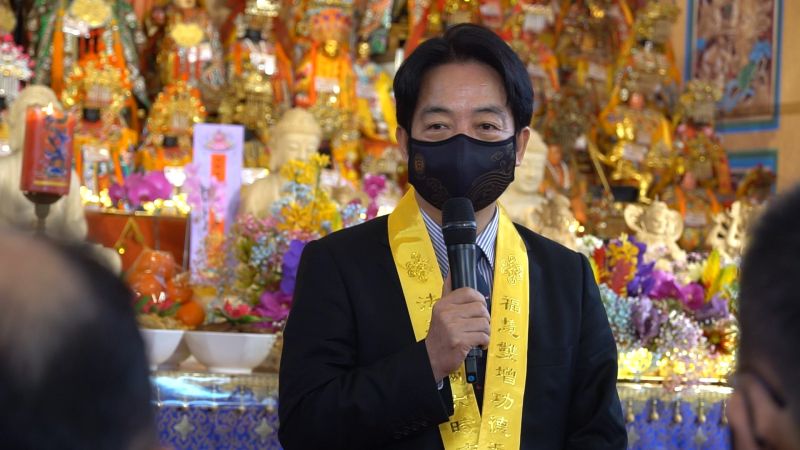 ▲總統賴清德強調明年大家一定有疫苗可打。(圖/記者蘇榮泉攝,2020.12.15)