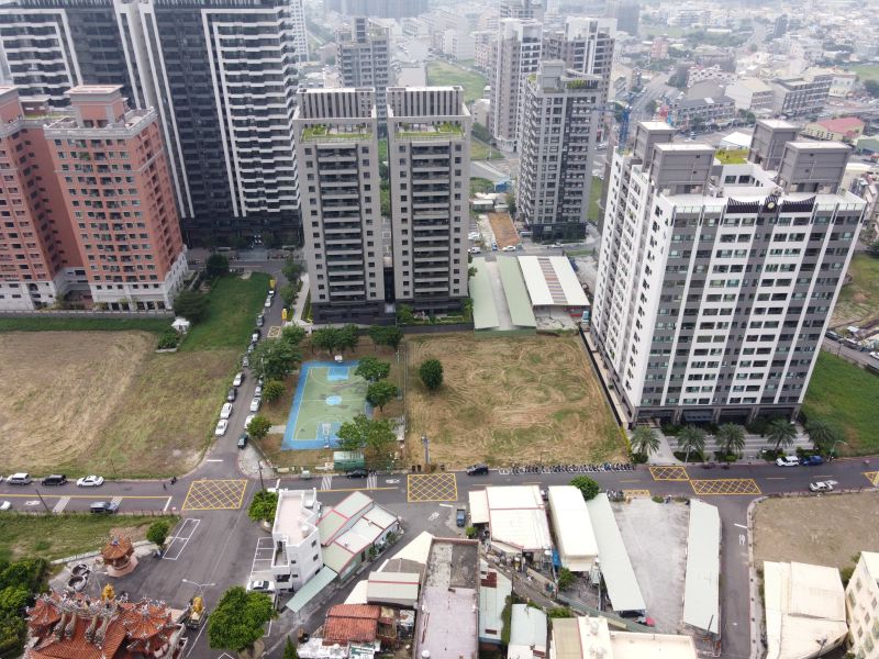 ▲高雄大學區段徵收區，本季推出2標2筆土地。（圖／高市地政局提供）