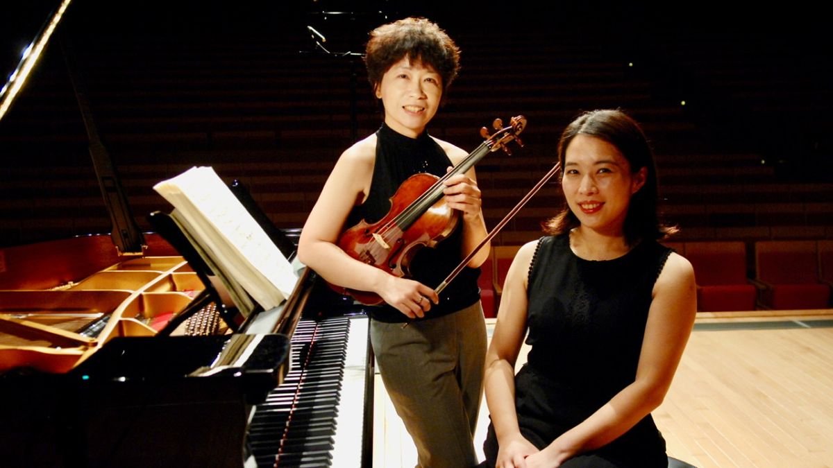 ▲小提琴家張雅晴、鋼琴家王文娟選在貝多芬的冥誕250週年、貝多芬的生日12月16日發表《貝多芬小提琴奏鳴曲全本》。（圖／張雅晴提供）