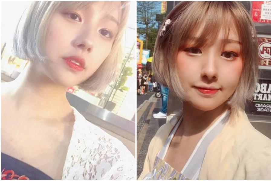 ▲日前在西門町舉牌徵友的倪安，本人長相甜美可愛。（圖／翻攝倪安IG）