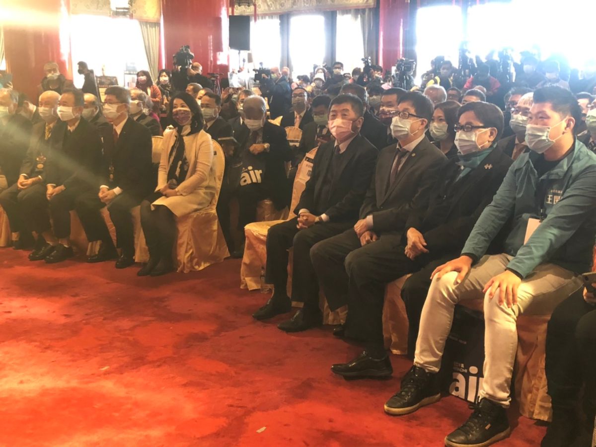 ▲衛福部長陳時中，今（17）天上午出席台北音響藝術大展。（圖／記者劉雅文拍攝）