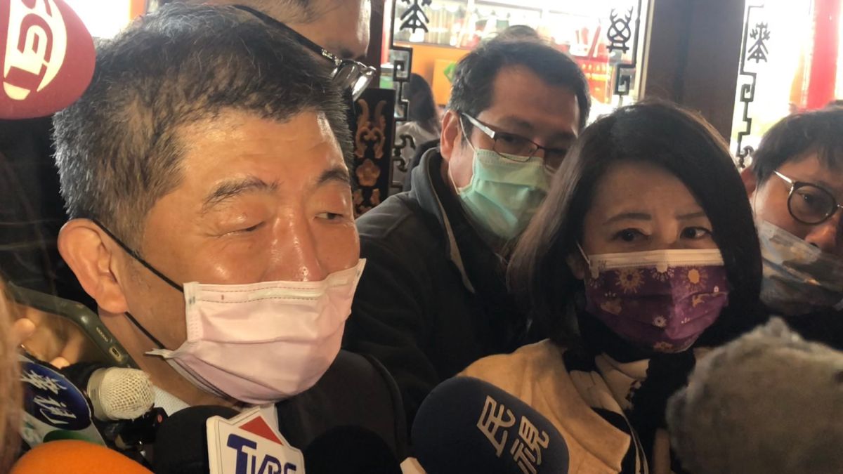 ▲衛福部長陳時中，今（17）天上午出席台北音響藝術大展。（圖／記者劉雅文拍攝）