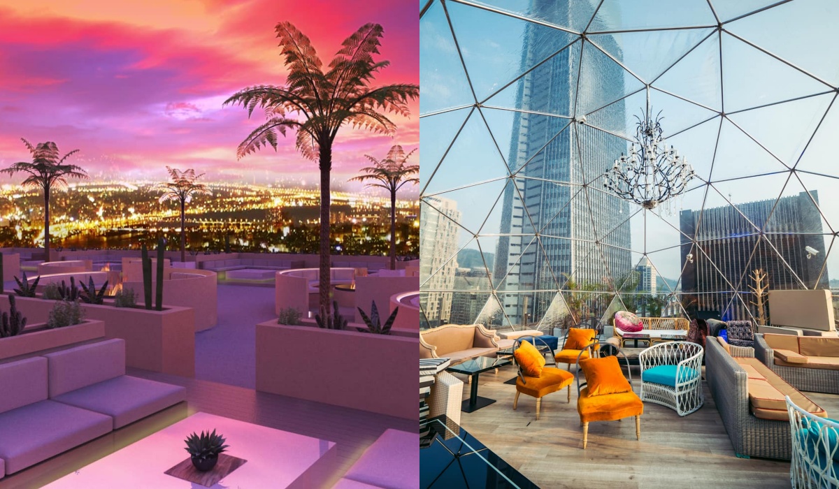 ▲在星空下迎接2021！3家「高空玻璃屋」聖誕跨年酒吧，將101夜景盡收眼底。（圖／Drunkland爛醉仙境、Drunkplay爛醉不累FB）