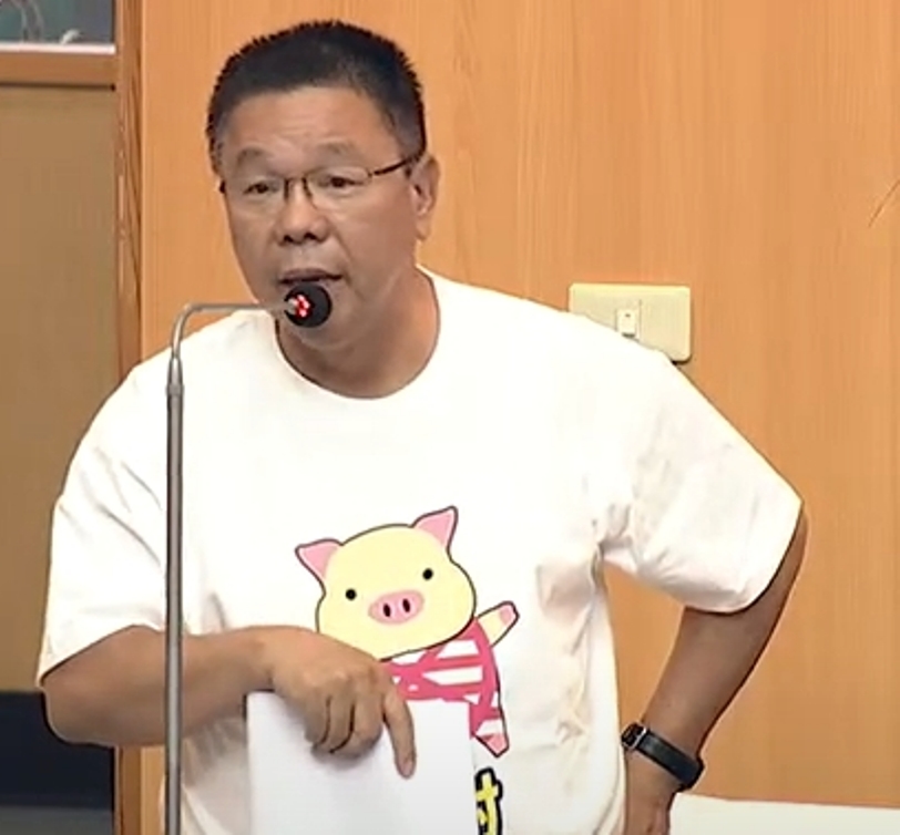 ▲「台南議會戰神」蔡育輝涉嫌詐領助理費，交保後發聲明絕未貪污。（圖／台南市議會提供）