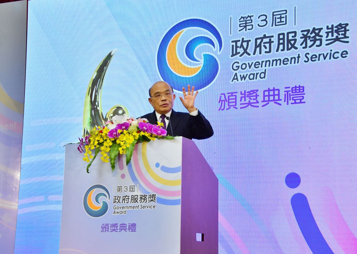 ▲對於媒體民調負評多於正評，行政院長蘇貞昌說，行政院長是一個高耗損的工作，沒有說做了都能人人滿意。（圖／行政院提供）