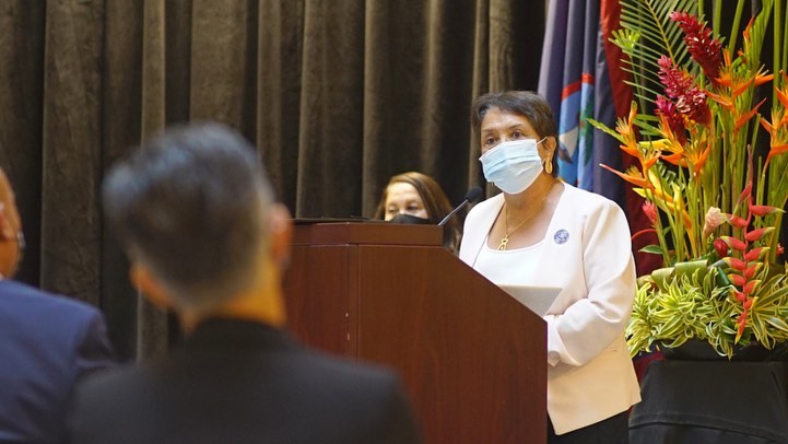 ▲外交部證實關島總督Lourdes Leon Guerrero有意明年初訪台。（圖／翻攝自Governor Lou Leon Guerrero臉書專頁）