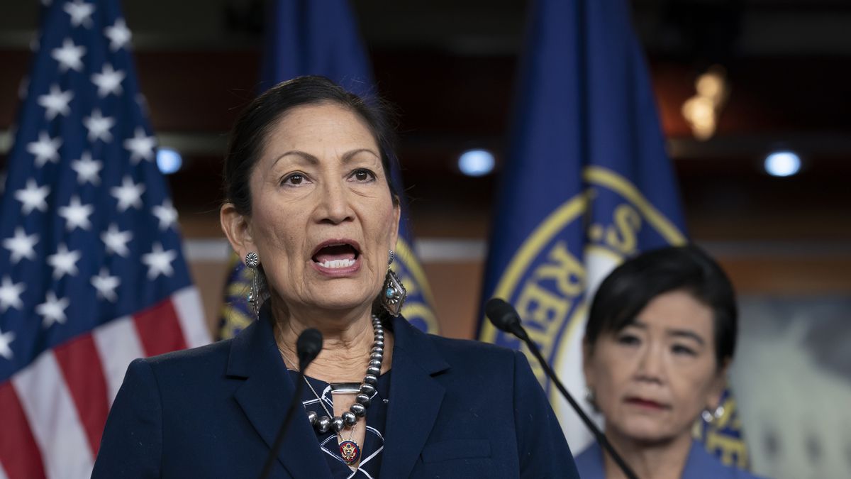 ▲美國當選總統拜登傳出將提名哈蘭（Deb Haaland）為內政部長。她將是第一位擔任內閣部長的美國原住民。（圖／美聯社／達志影像）