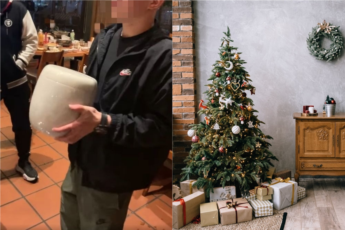 ▲有網友分享，朋友在交換禮物時抽到一個「新家」，讓他驚呆了。（圖／翻攝自《爆廢公社公開版》 ）