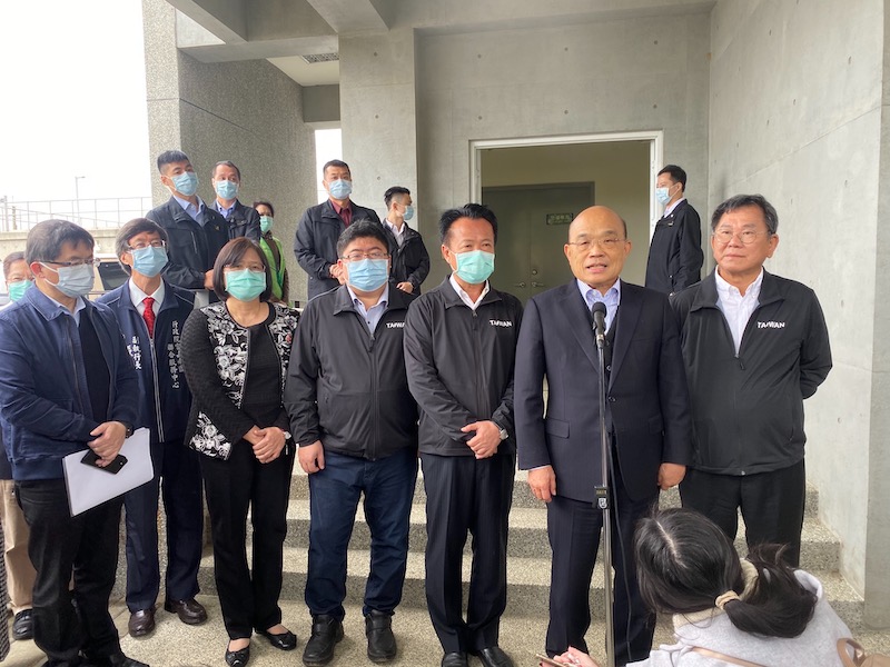 ▲行政院長蘇貞昌視察嘉義縣產業發展展現況。（圖／讀者鄭先生提供)